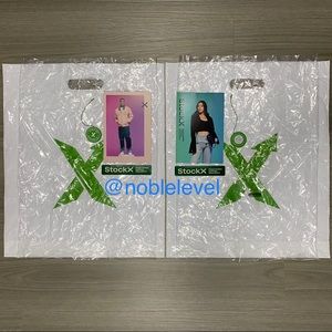 2x Authentic StockX Tags, Stickers, Cards, Bags